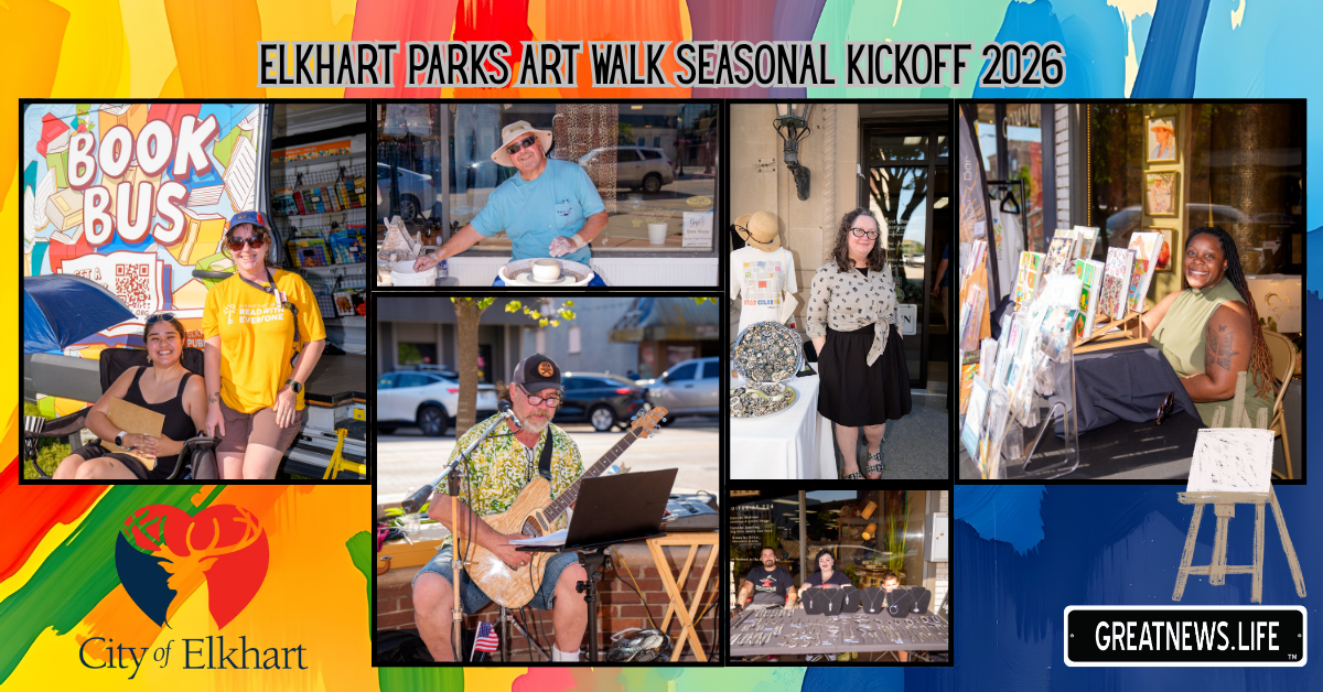 Elkhart community kicks off 2026 Art Walk season with downtown celebration