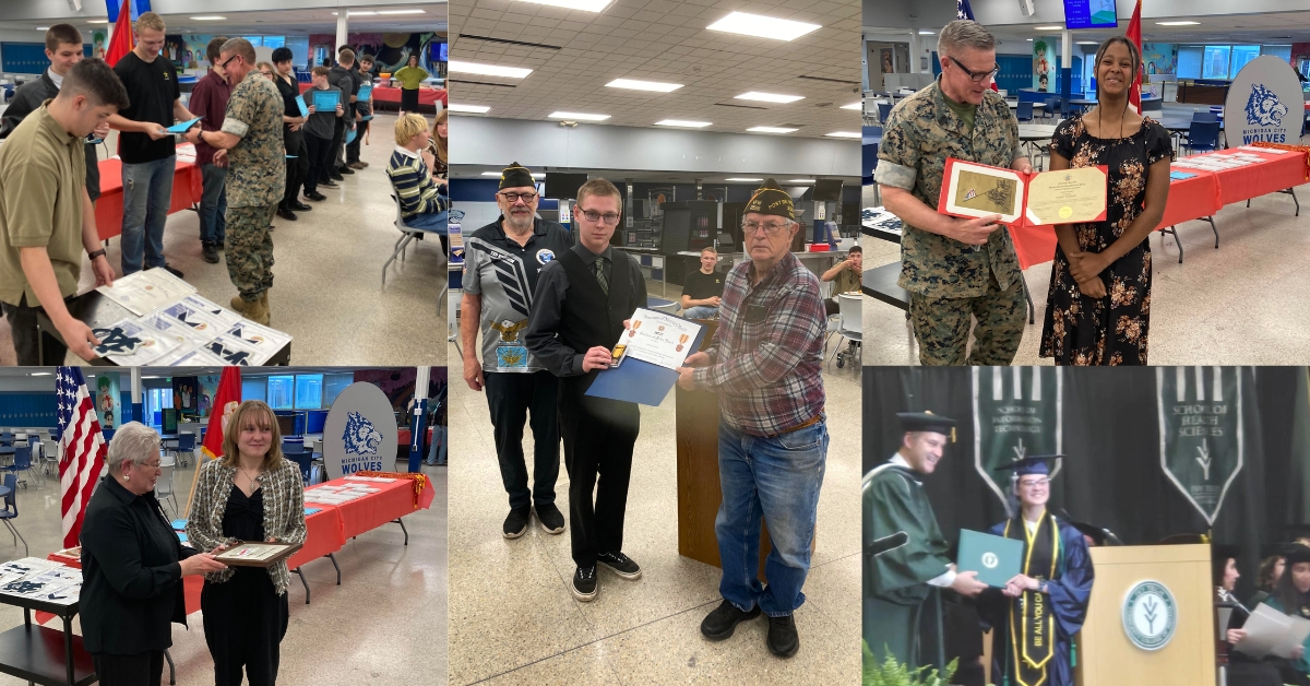 Michigan City High School Marine Corps Junior Reserve Officer Training Corps finishing the year strong