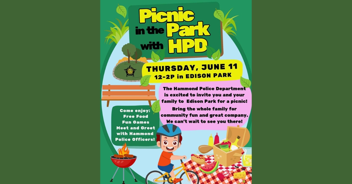 Picnics in the Park with Hammond Police Department
