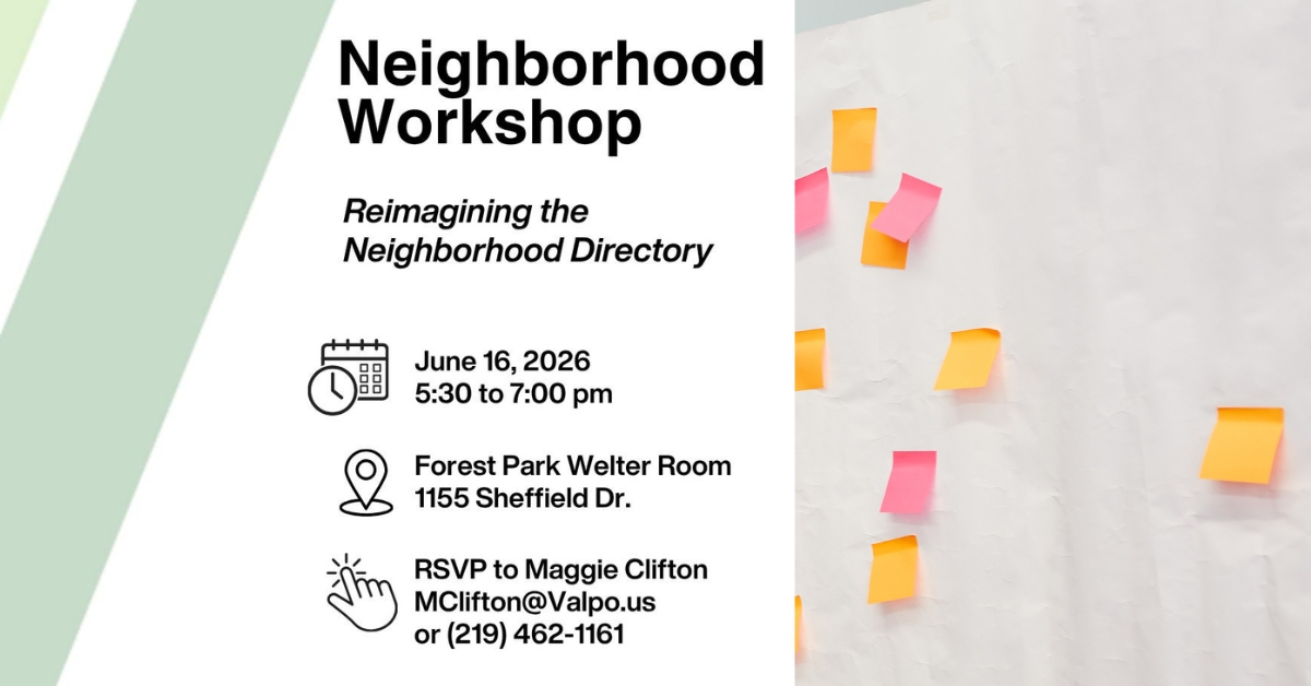 Valparaiso Neighborhood Workshop