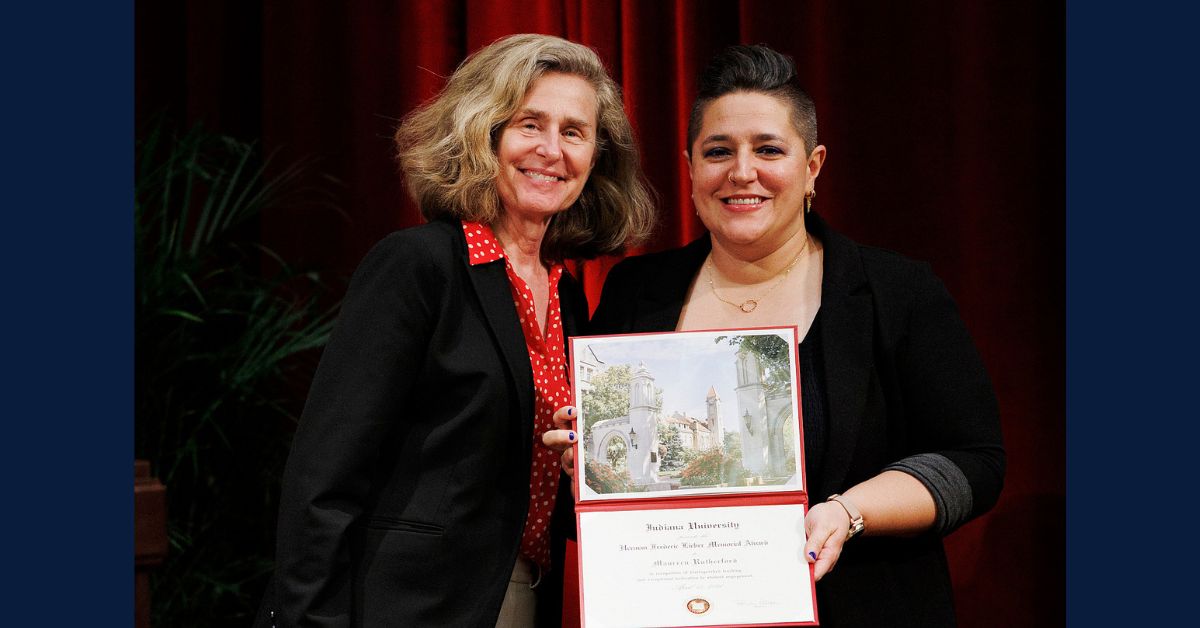 Psychology professor earns prestigious IU award