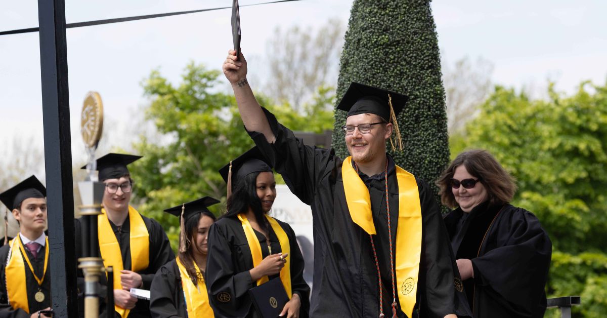 Purdue University Northwest graduates urged to hold onto virtues amid technological advancements