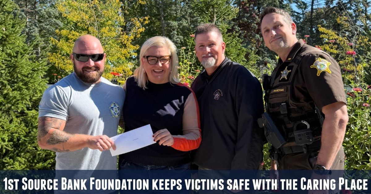 1st Source Bank Foundation awards $25,000 grant to keep victims safe through The Caring Place’s police officer training program