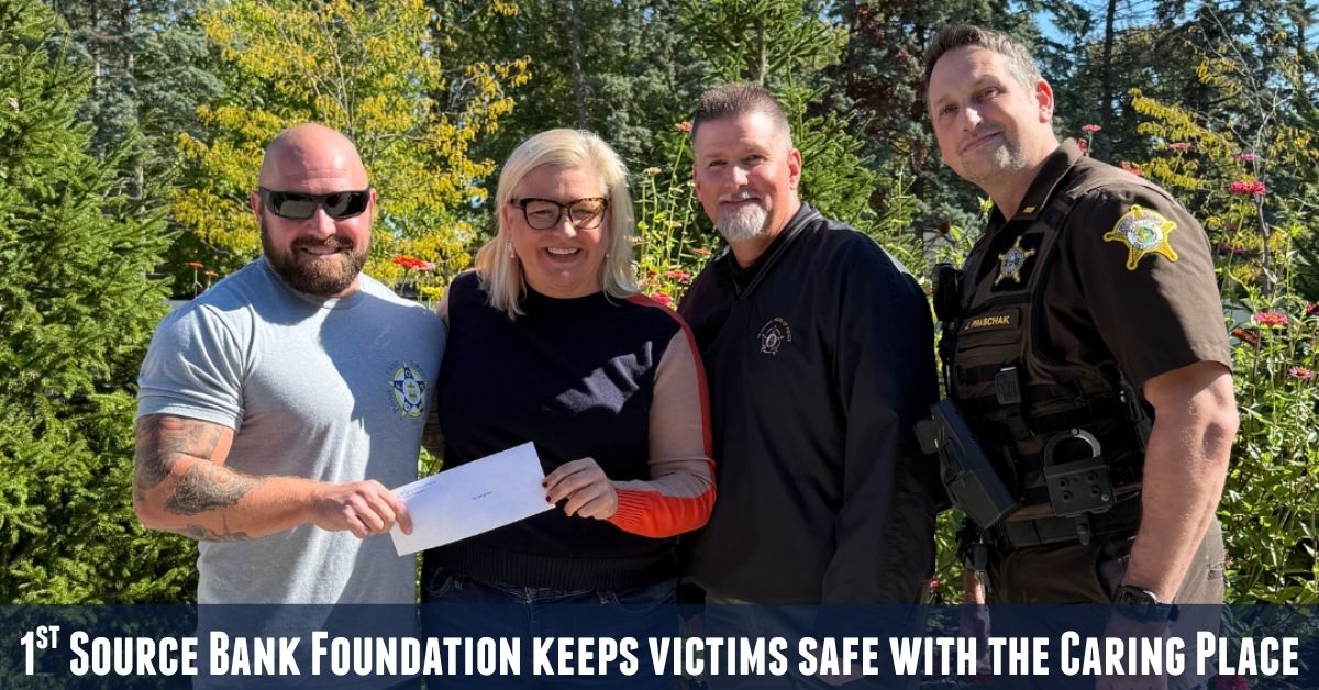 1st Source Bank Foundation awards $25,000 grant to keep victims safe through The Caring Place’s police officer training program
