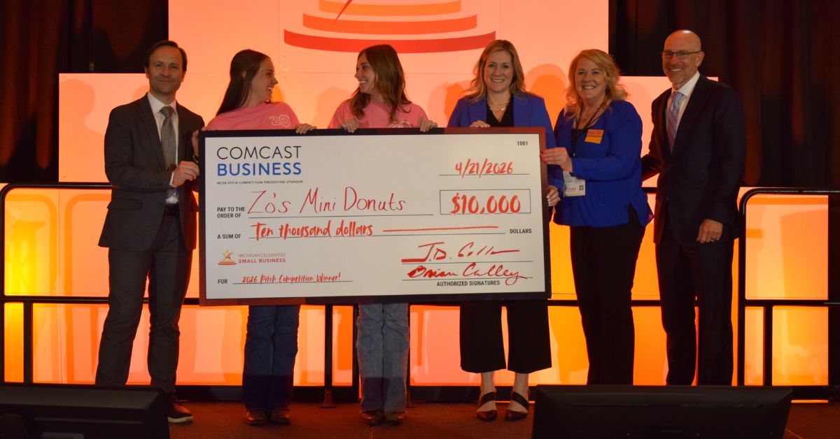 Congratulations to Zo’s Mini Donuts  – the first Michigan’s Next Big Idea Pitch Competition Winner!