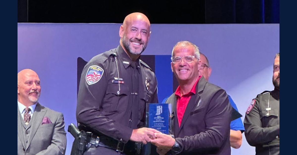 CPPD Officer Named SRO of the Year