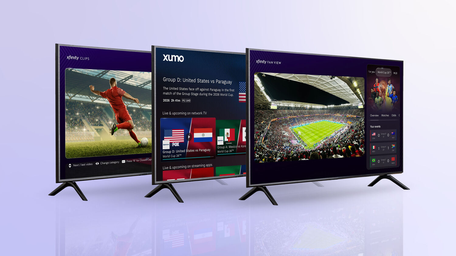 Xfinity delivers the year’s biggest soccer tournament in the fastest, highest quality and most interactive viewing experience