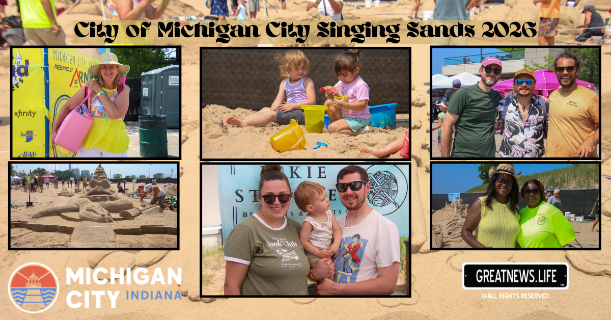 City of Michigan hosts a sand sculpture showdown at Singing Sands 2026