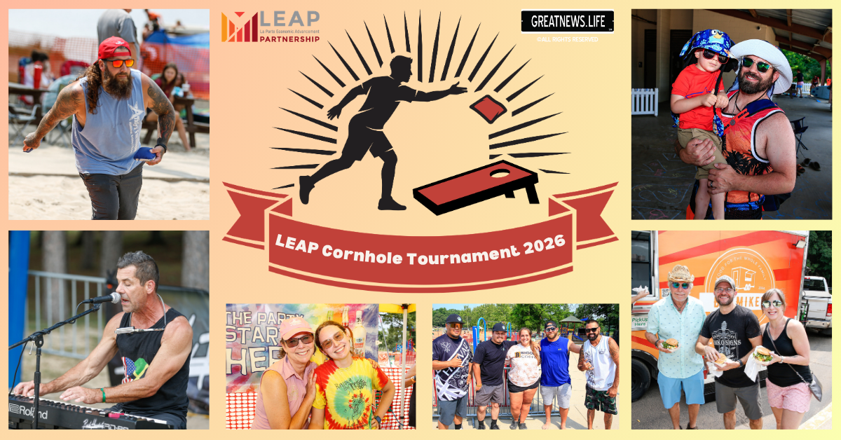 LEAP sponsors fifth annual La Porte Young Professionals LakeFest Cornhole Tournament
