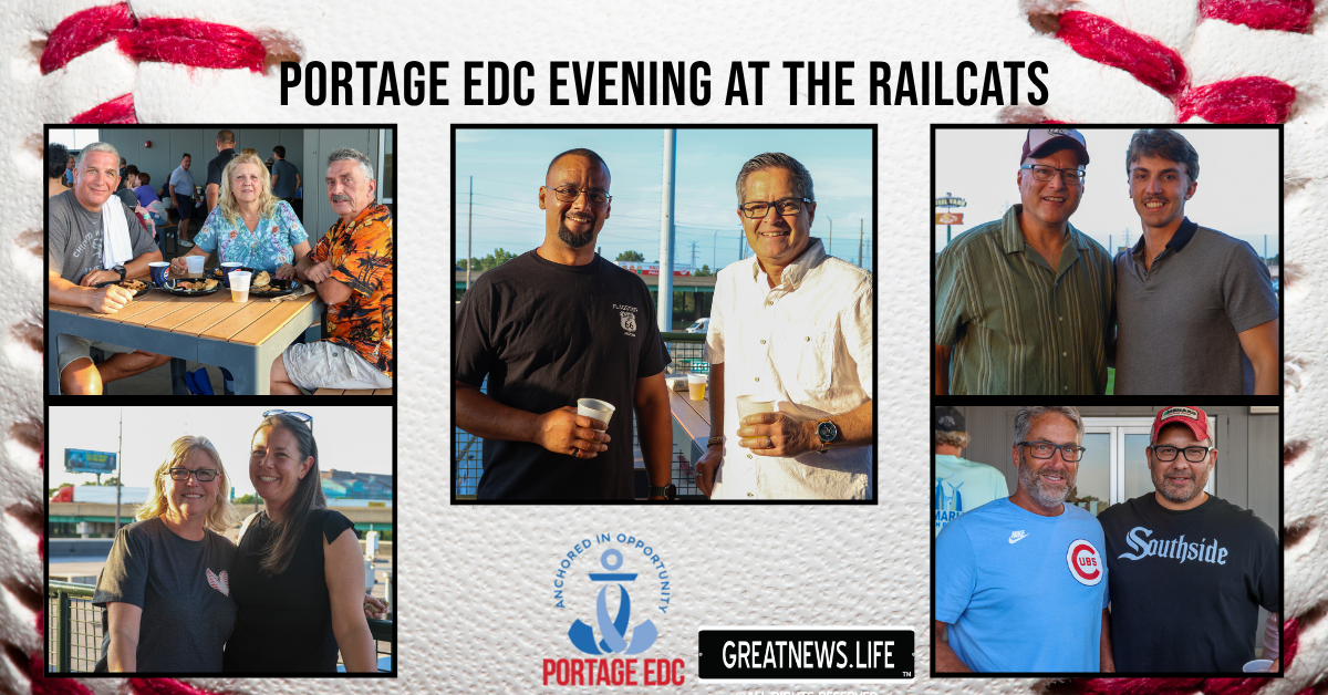 Portage Economic Development Corporation celebrates members and their families with evening at the RailCats