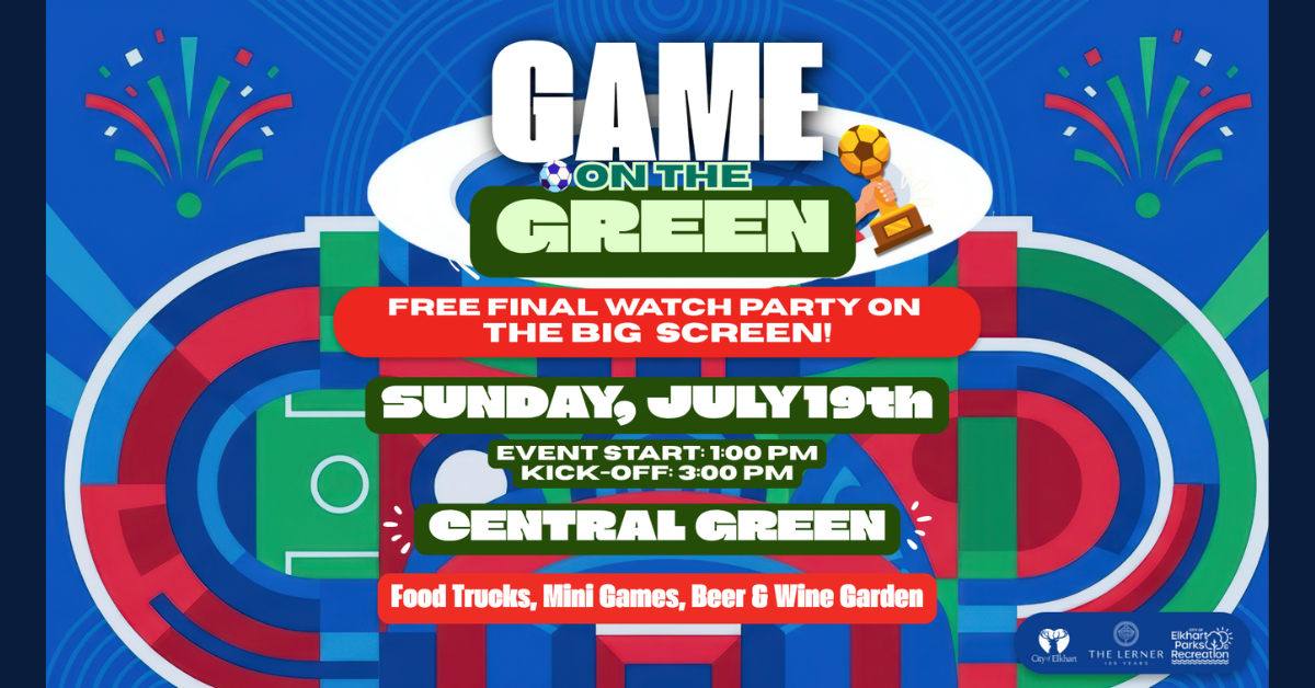 Elkhart Parks and Recreation and The Lerner Theatre Announce “Game on the Green” Free Community Event