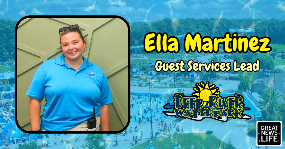 Ella Martinez dives into her fourth season at Deep River Waterpark as guest services lead