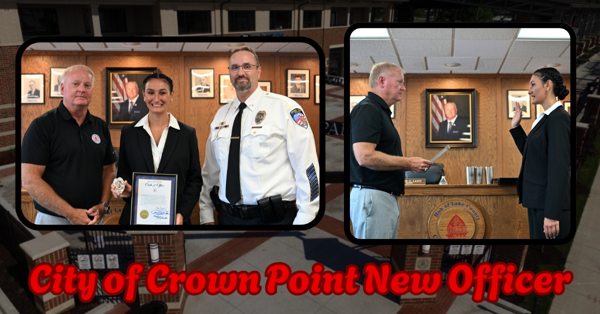 Crown Point Police Adds New Officer to its Ranks 