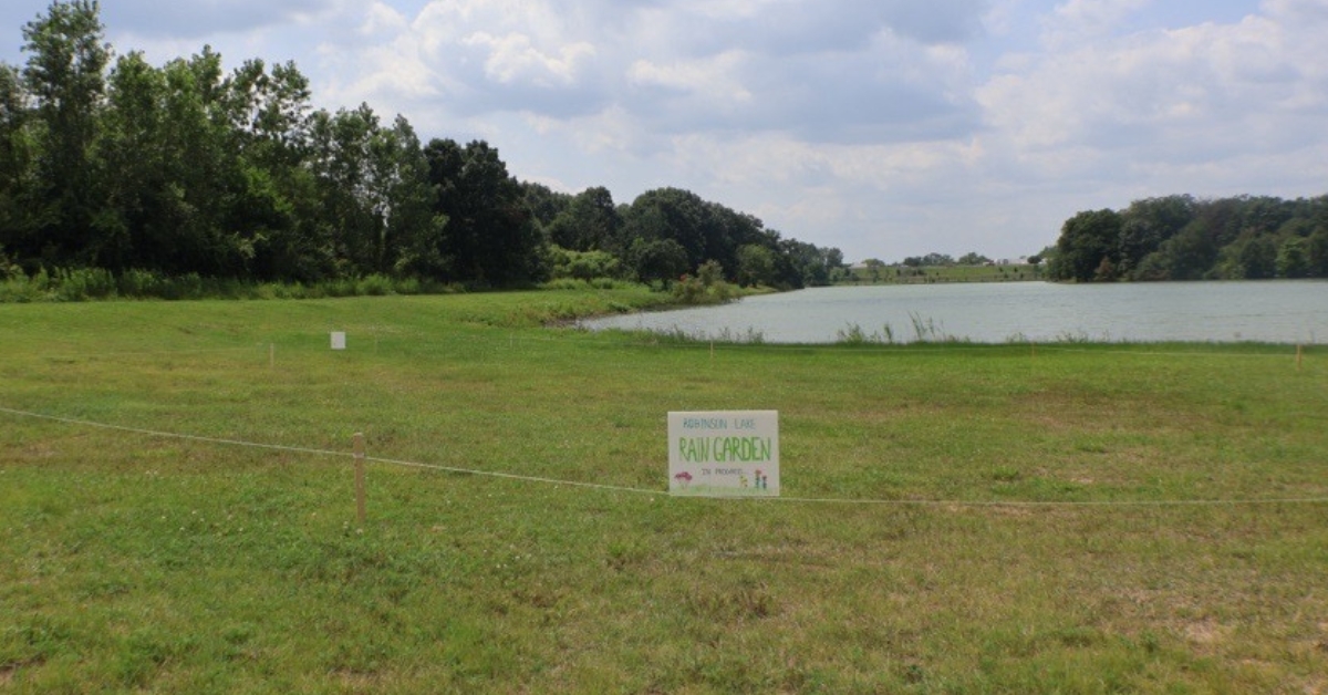 City of Hobart Awarded $14,700 for Robinson Lake Rain Garden Project
