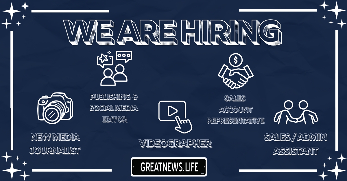 GreatNews.Life is hiring!