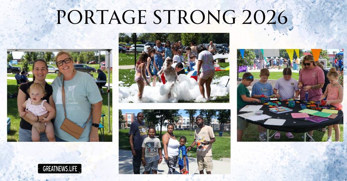 Portage Strong gathering provides residents space to relax with free music, food, and more