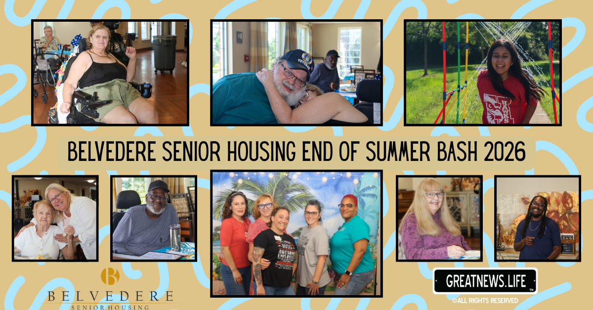 Belvedere Senior Housing residents have a blast at the End of Summer Bash