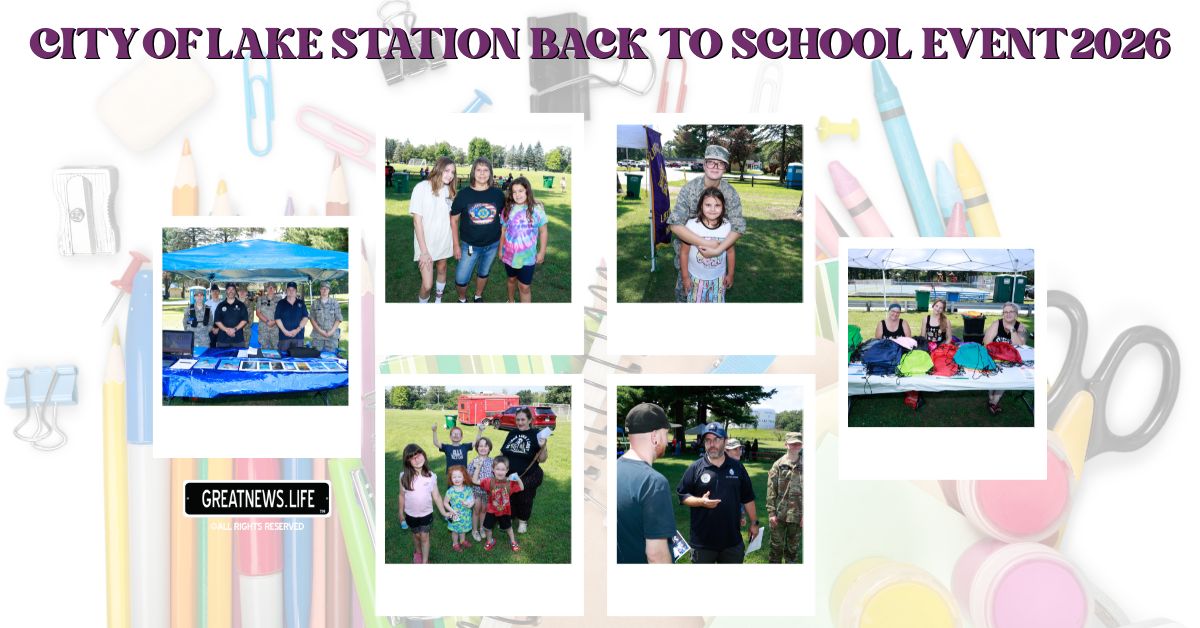 City of Lake Station helps local families get ready for the school year at Back to School event in Riverview Park