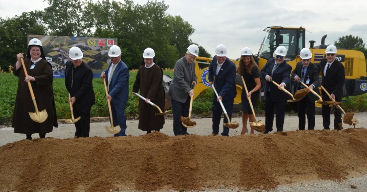 Franciscan leaders, dignitaries break ground on Franciscan Alliance School of Osteopathic Medicine