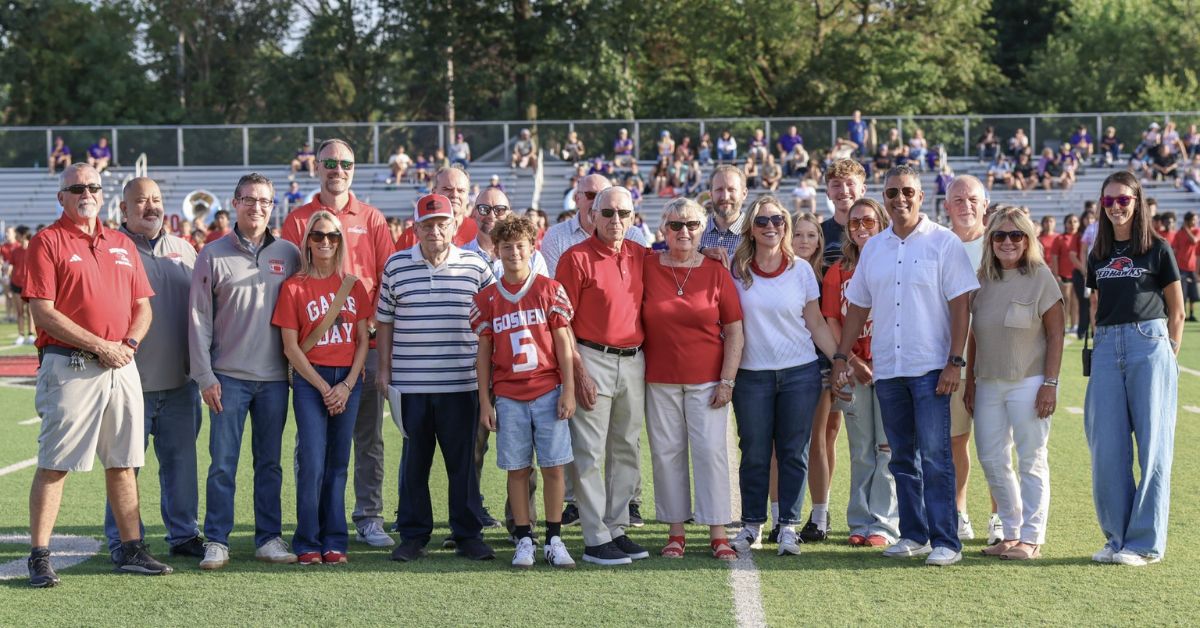 Goshen High School Honors Legendary Coach Ken Mirer with Pressbox Naming