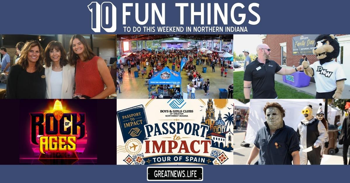 10 Fun Things To Do in Northern Indiana this weekend, October 1 – October 4