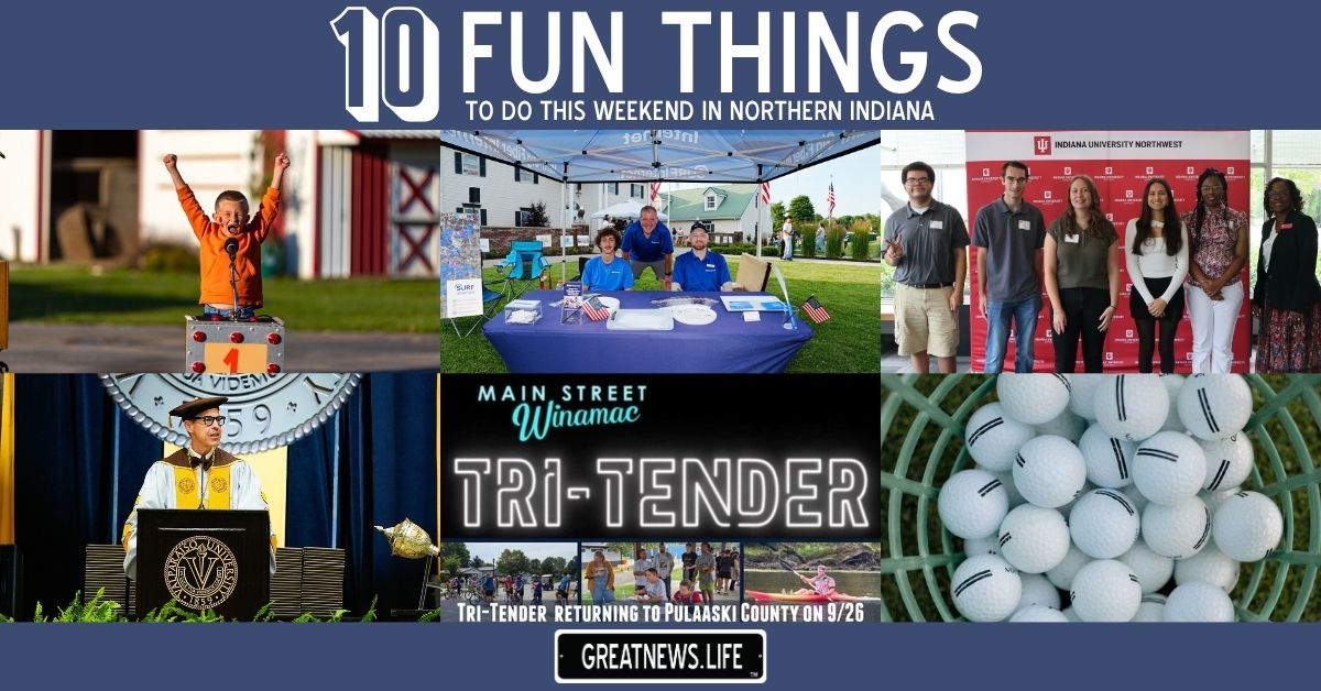 10 Fun Things To Do in Northern Indiana this weekend, September 24 – September 27
