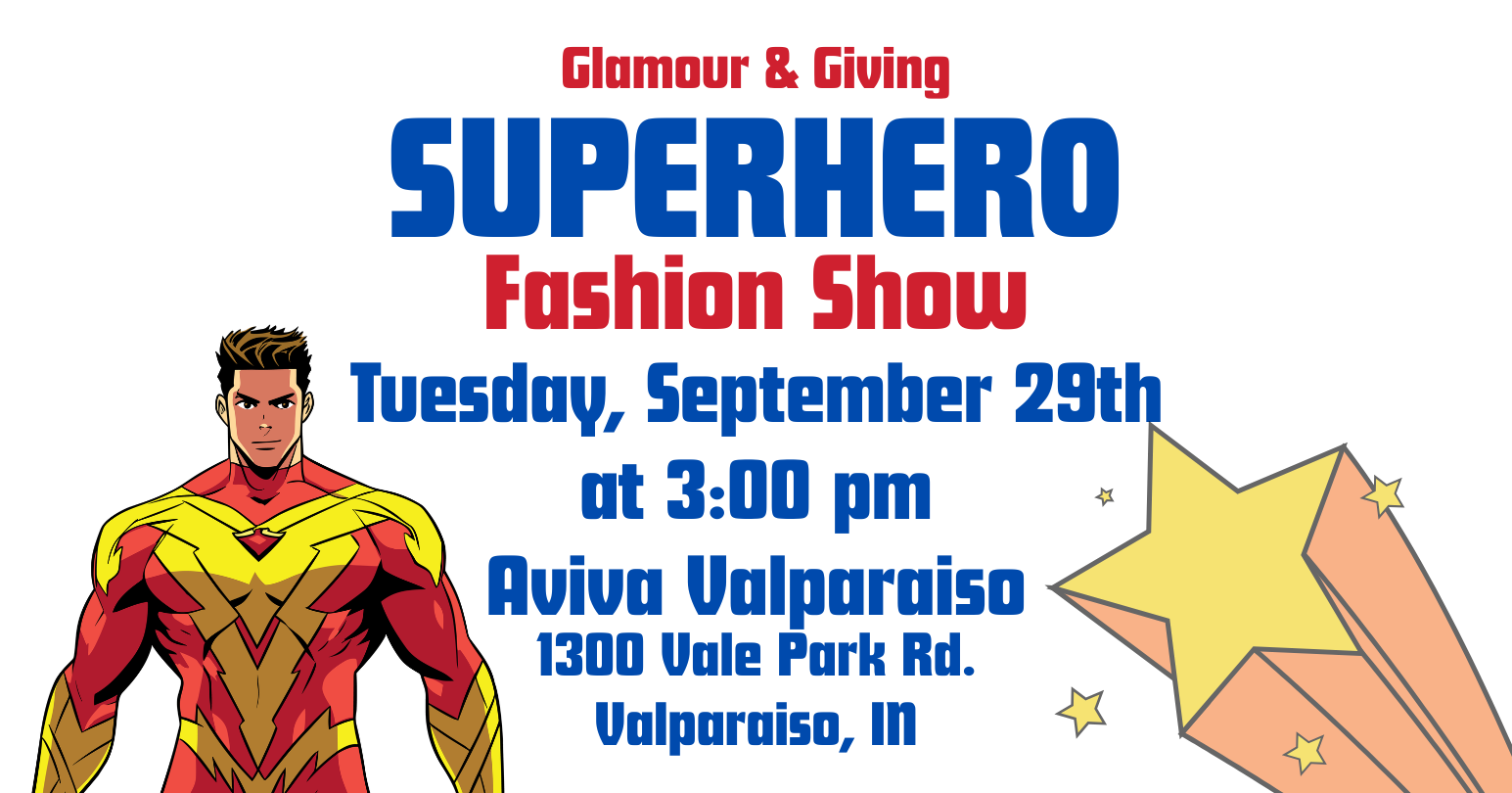 Glamour &amp; Giving Fashion Superhero Show