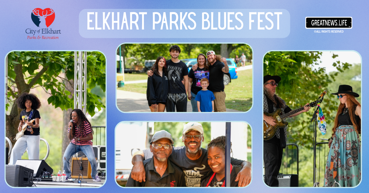 Island of Blues Festival brings local talent, art, and soulful melodies to Elkhart’s Island Park