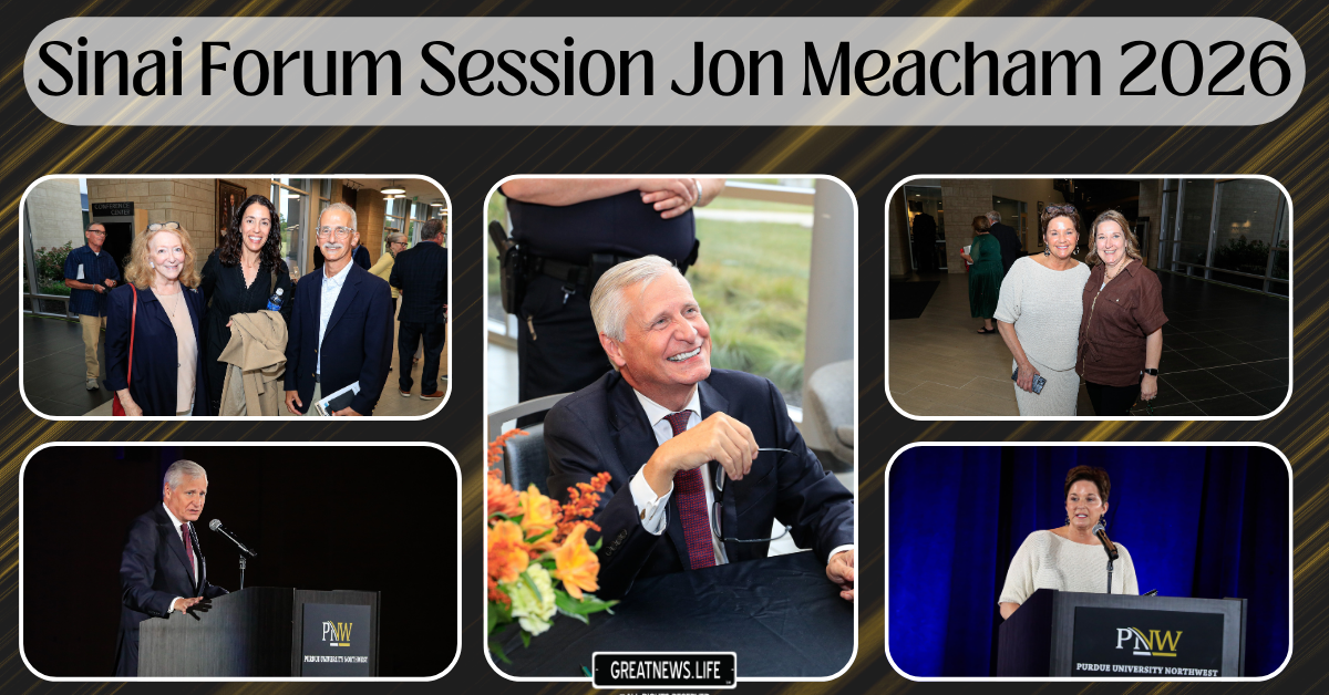 Pulitzer Prize winner Jon Meacham discusses the pursuit of a perfect union at Purdue University Northwest’s 73rd Sinai Forum