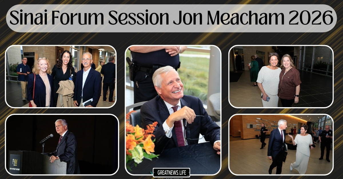 Sinai Forum Session Jon Meacham 2026