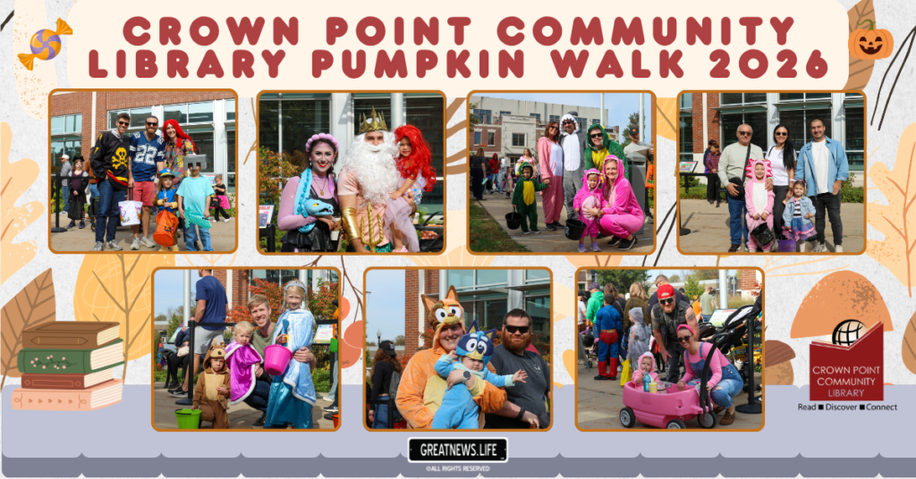 Crown Point Community Library Pumpkin Walk 2026