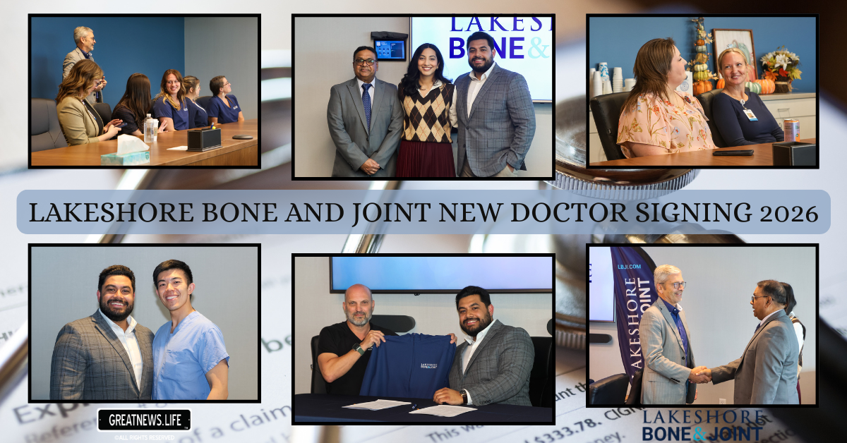Lakeshore Bone and Joint New Doctor Signing 2026
