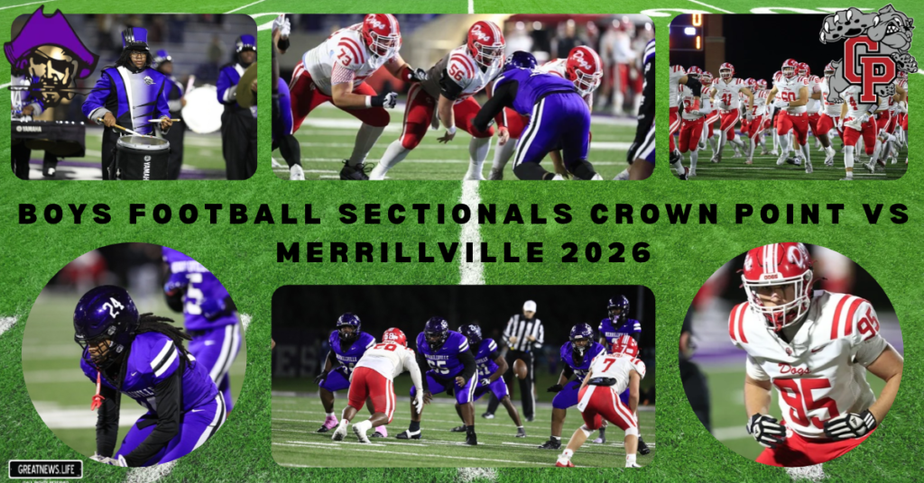 BOYS FOOTBALL SECTIONALS Crown Point VS Merrillville 2026