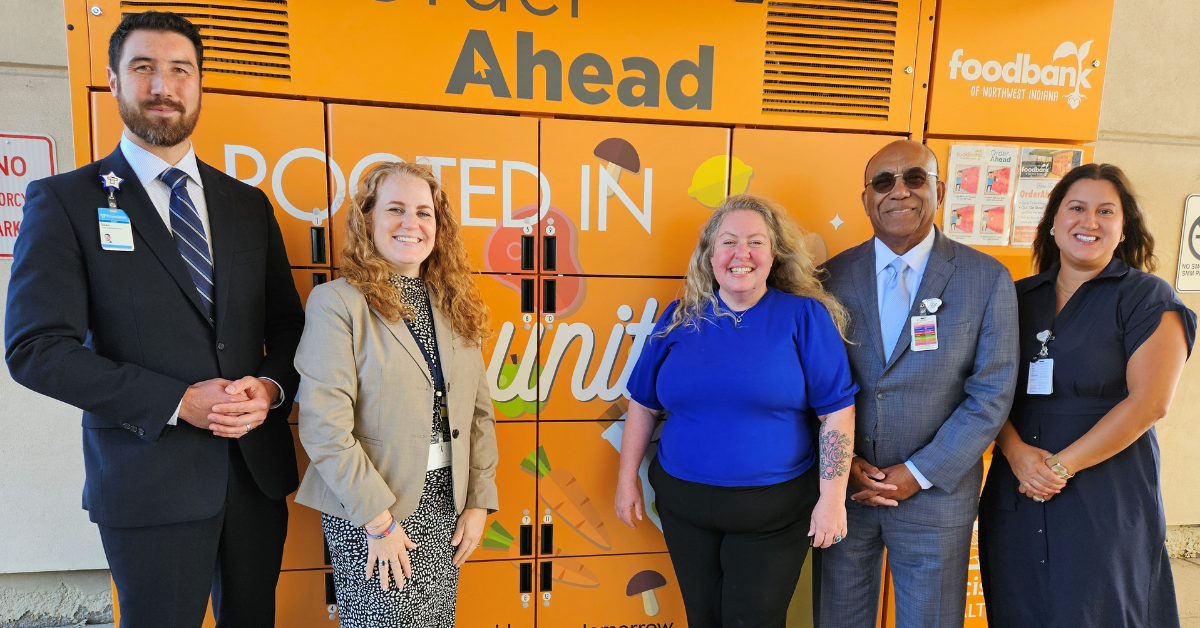 Franciscan Health Dyer adds OrderAhead food locker in partnership with Food Bank of NWI