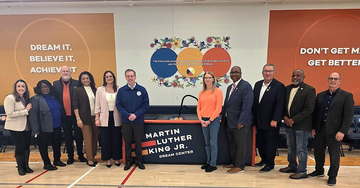 City of South Bend, Pokagon Band and its Four Winds Casinos Unveil New Mural at MLK Dream Center