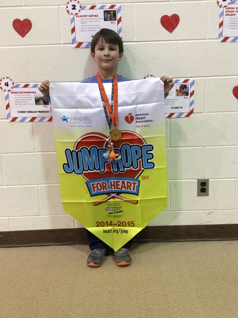 Myers Elementary Student Raises Funds for American Heart Association