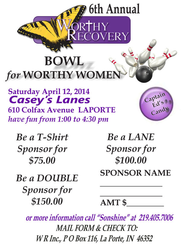 6th Annual Bowl for Worthy Women Seeks Sponsors