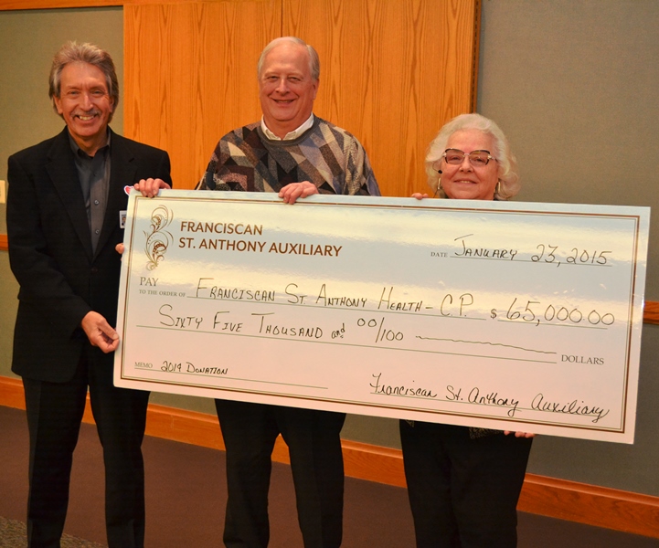 Auxiliary Gives $65,000 to Franciscan St. Anthony Health; Receives ...