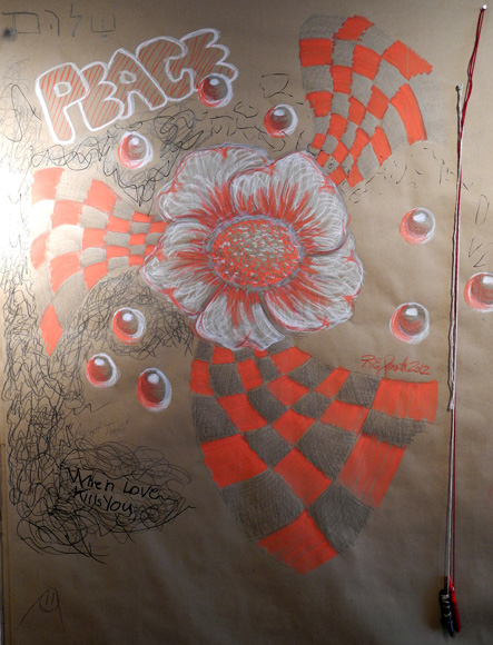 BrownPaperWall-Peace-RobinJanota-2