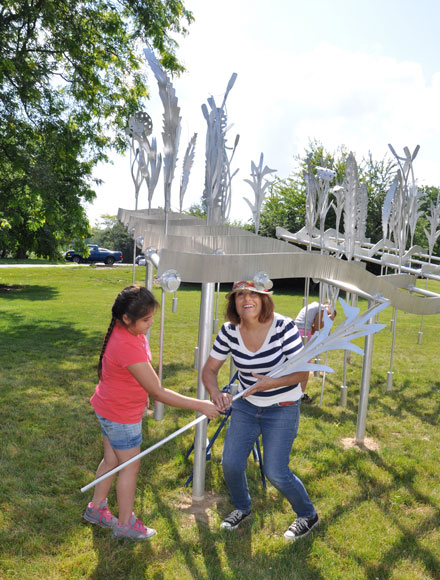 PNC Presents Sculptor Christine Rojek, Breeze Keeper Highlights