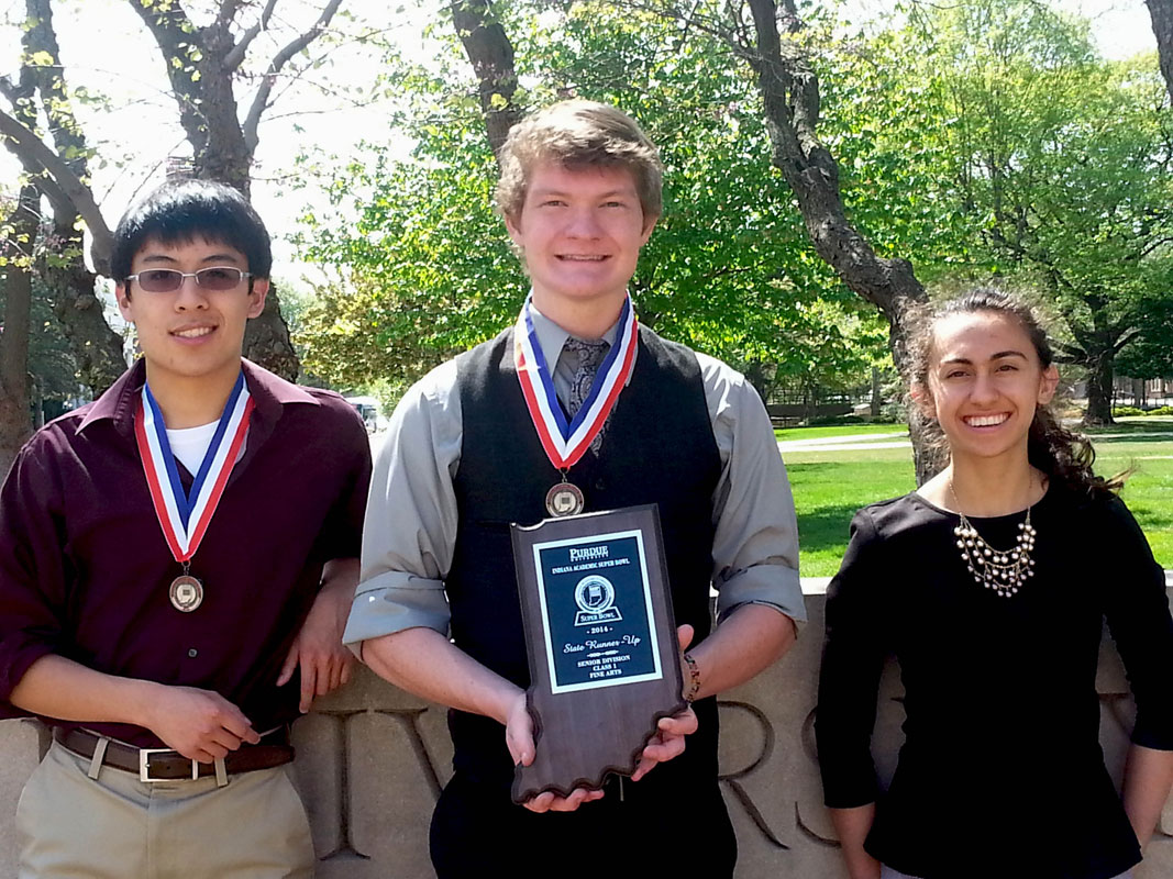 The Chesterton High School Fine Arts Academic Team Takes Second at 2014 State Competition