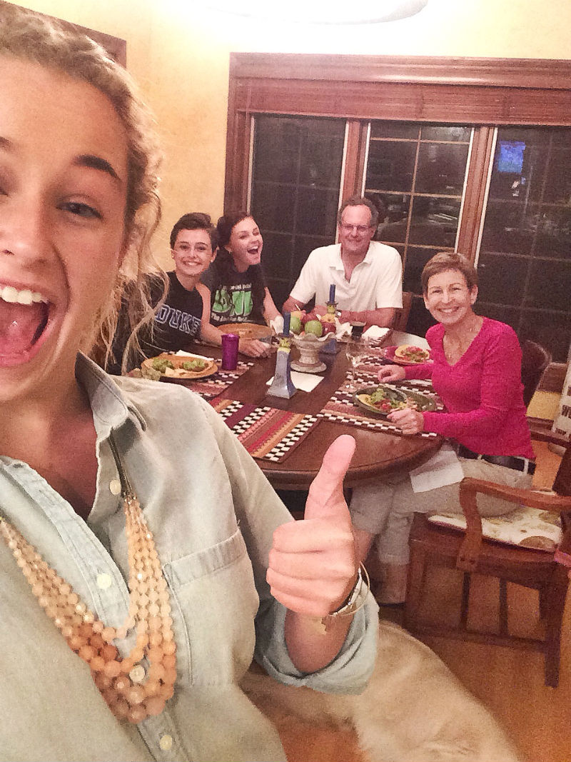 Dinner-Selfie