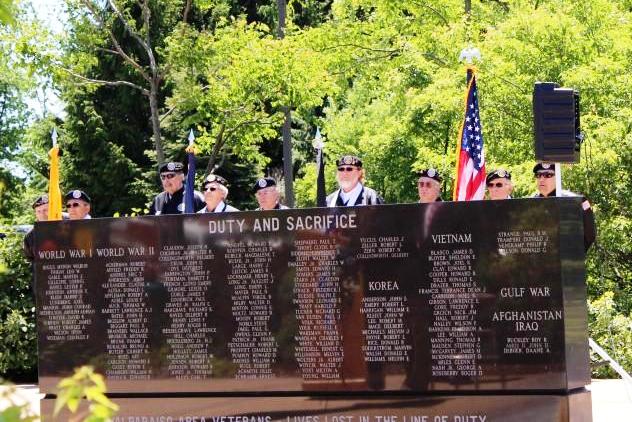 Memorial Day Observance at Valpo’s Service Memorial on Friday, May 23