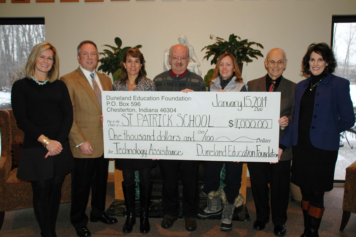 $1000 Grant Awarded to St. Patrick School