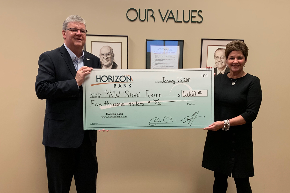 Horizon Bank Awards Grant to Purdue University Northwest Sinai Forum