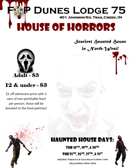 Experience the House of Horrors This Halloween!