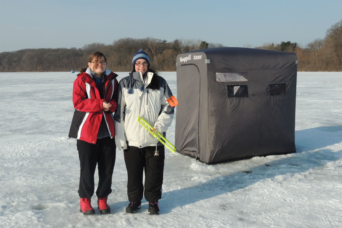 ice fishing at laporte's winterfest 4