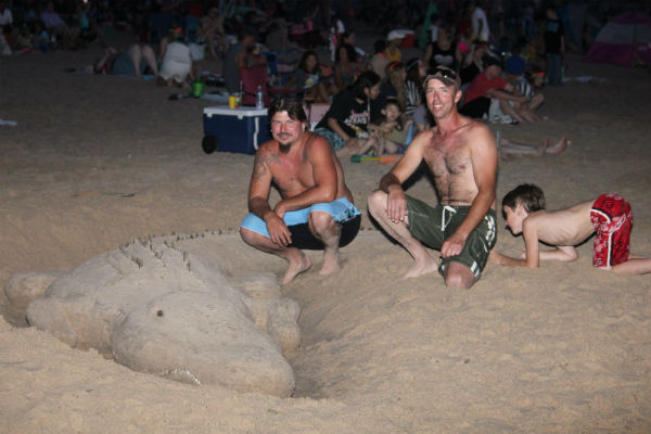 Indiana Dunes State Park Fireworks2013-3