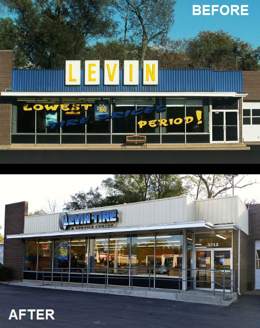 levin-tire-merrillville-before-after