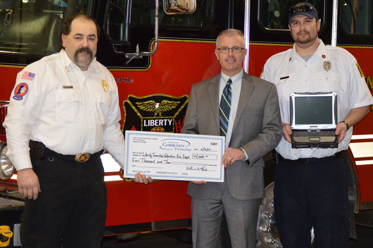 Liberty-Township-Volunteer-Fire-Department-Purchases-Four-Computers-with-Grant-from-Porter-County-Community-Foundation